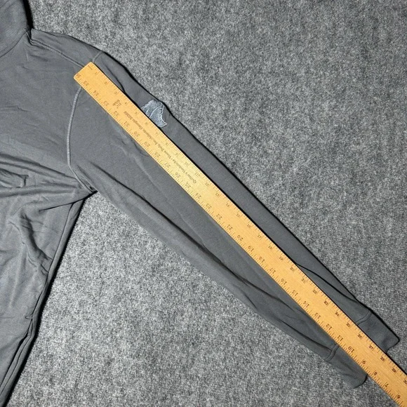Travis Mathew Newport 1/4 Zip Fleece Mens Large Shade Gray Golf Embroidered NEW - Picture 10 of 14